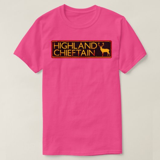 Highland Chieftain 1 T-shirt (Design voorkant)