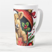 Highland Christmas koe Latte mok (Rechterhoek)