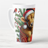 Highland Christmas koe Latte mok (Linkerhoek)