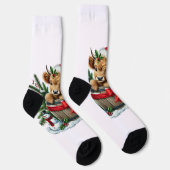 Highland Christmas Koe Sokken (Rechts)