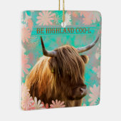 Highland Coo Keramisch Ornament (Rechts)
