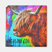 Highland coo magnet (Voorkant)