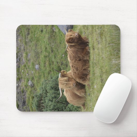 Highland Coo mousepad Muismat (Met muis)