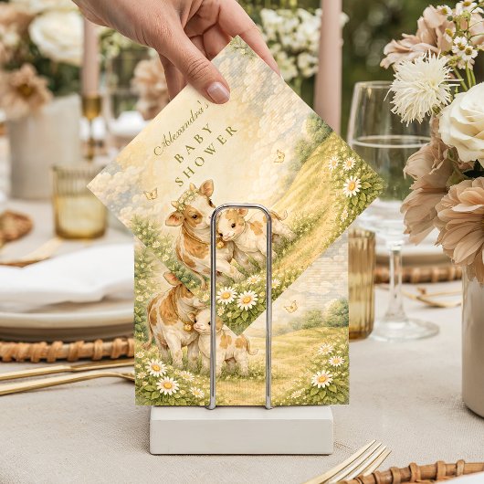 Highland Cow Baby Shower Servet