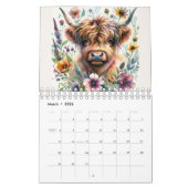 Highland Cow Calendar 2026 Kalender (Mar 2026)