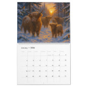 Highland Cow Calendar Kalender (Jan 2026)