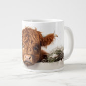 Highland Cow Christmas Grote Koffiekop (Voorkant rechts)