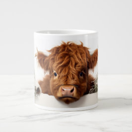 Highland Cow Christmas Grote Koffiekop