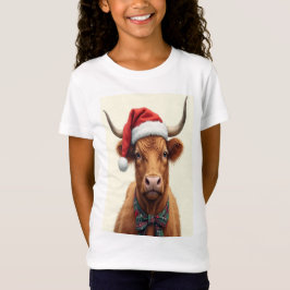 Highland Cow Christmas T-shirt