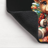 Highland Cow Christmas Tree Cute Heifer Cow Mooey  Muismat (Hoek)