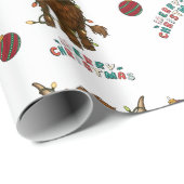 Highland Cow Christmas Wrapping Paper Cadeaupapier (Rol Hoek)