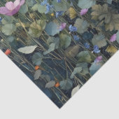 Highland Cow Colorful Meadow *personalize* Tissuepapier (Detail)