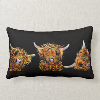 HiGHLaND CoW CuSHioN ' THe SCoTieS ' Kussen
