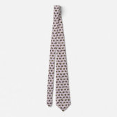 Highland Cow Frenzy Tie Double Sided (Dusty Pink) Stropdas (Achterkant)