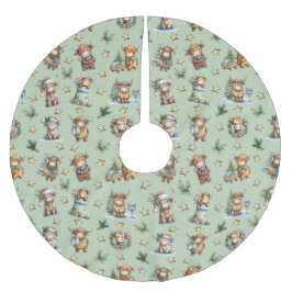 Highland Cow Holiday Parade Kerstboom Rok