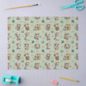 Highland Cow Holiday Parade Tissuepapier (Craft)