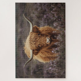 Highland Cow Jigsaw Puzzle Legpuzzel