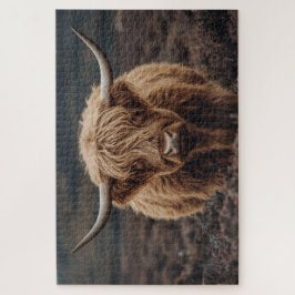 Highland Cow Jigsaw Puzzle Legpuzzel