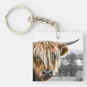 Highland Cow Keyring Sleutelhanger