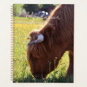 Highland Cow Planner - Spring Theme (Voorkant)