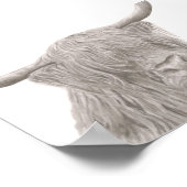 Highland Cow Poster (Hoek)