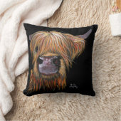HiGHLaND CoW PRiNT "HeNRY" DOOR SHiRLeY MacARTHuR Kussen (Deken)