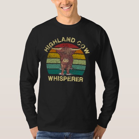 Highland Cow Whisperer T-shirt (Voorkant)
