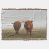 Highland Cow Woven Blanket Deken (Voorkant)
