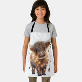 highland cow xmas All-Over Print Apron Schort (Insitu)