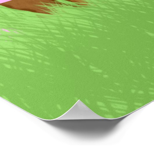 Highland Cowgirl Poster (Hoek)