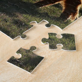 Highland Cows in Montana Puzzle Legpuzzel (Zijkant)