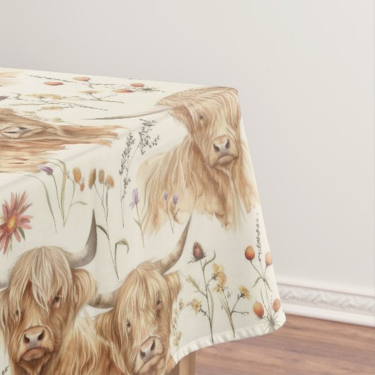 Highland Cows  Tafelkleed (Voorbeeld)