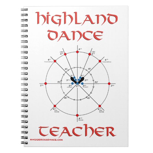 Highland Dance Teacher Journal Notitieboek (Voorkant)