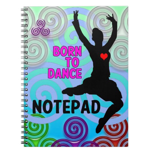 Highland Dancer-laptop Notitieboek (Voorkant)