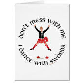 Highland Dancer, niet knoeien met mij (Voorkant)