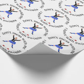 Highland Dancer, niet knoeien met mij Cadeaupapier (Hoek)