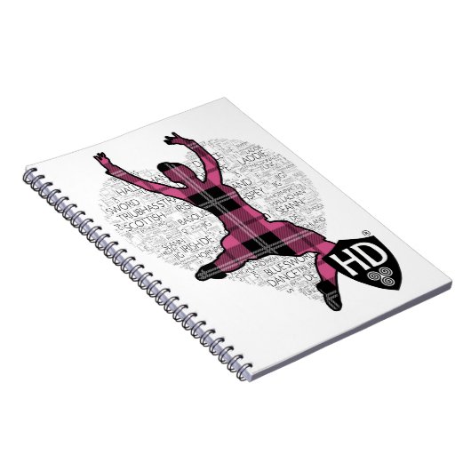 Highland Dancer Note Pad Notitieboek (Rechterzijde)