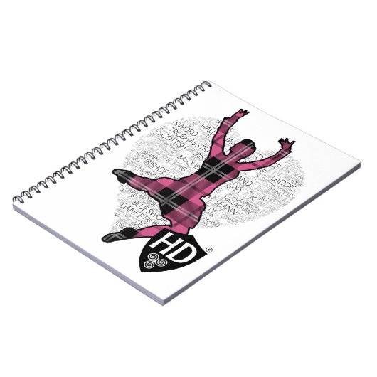 Highland Dancer Note Pad Notitieboek (Linkerzijde)