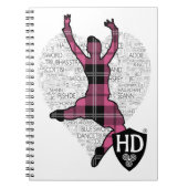 Highland Dancer Note Pad Notitieboek (Voorkant)
