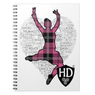 Highland Dancer Note Pad Notitieboek
