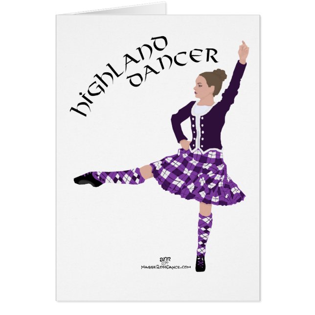 Highland Dancer Paars (Voorkant)
