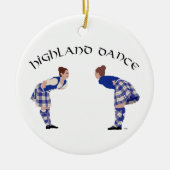 Highland Dancers Bow Keramisch Ornament (Voorkant)