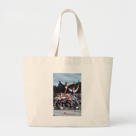 Highland Dancing Grote Tote Bag (Voorkant)