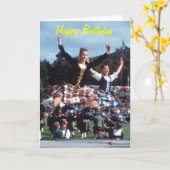 Highland Dancing Kaart (Gele Bloem)