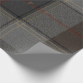 Highland Dispatch Tartan Custom Monogram Gift Wrap Cadeaupapier (Hoek)