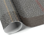 Highland Dispatch Tartan Custom Monogram Gift Wrap Cadeaupapier (Rol Hoek)