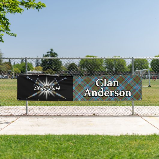 Highland Festival Clan Anderson Tent Spandoek (Insitu)