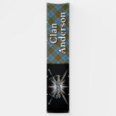 Highland Festival Clan Anderson Tent Spandoek (Verticaal)