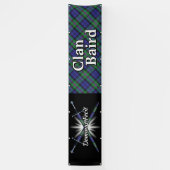 Highland Festival Clan Baird Tent Spandoek (Verticaal)