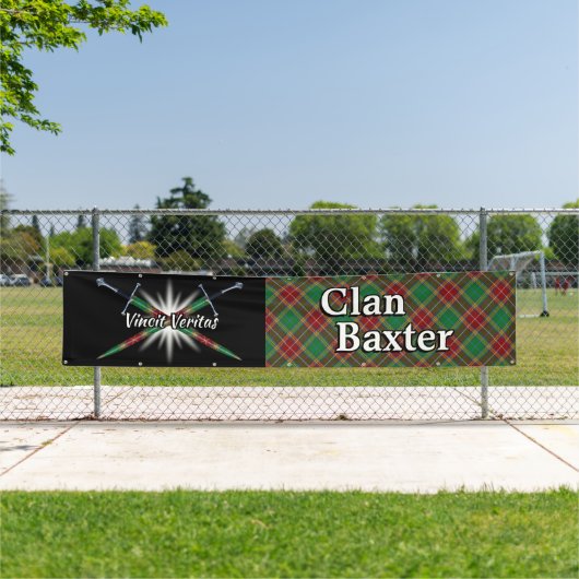 Highland Festival Clan Baxter Tent Spandoek (Insitu)